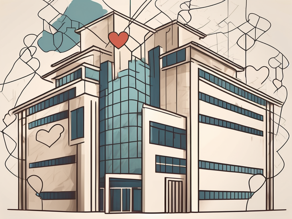 A school building in dubai with a symbolic representation of parents