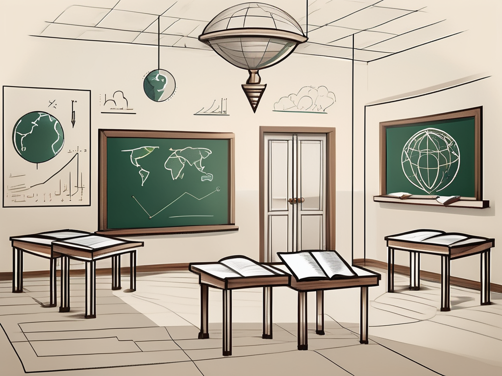 A classroom setting with traditional saudi architectural elements