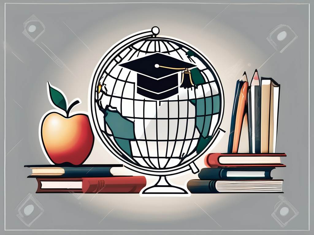 A globe focused on the united arab emirates