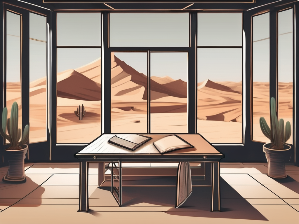 A traditional saudi arabian classroom setting with chalkboard