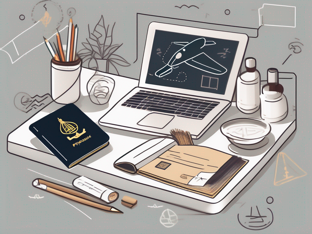 A classroom setting with thai cultural elements