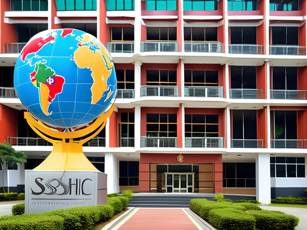 An international school in malaysia showcasing a modern building with high-end facilities