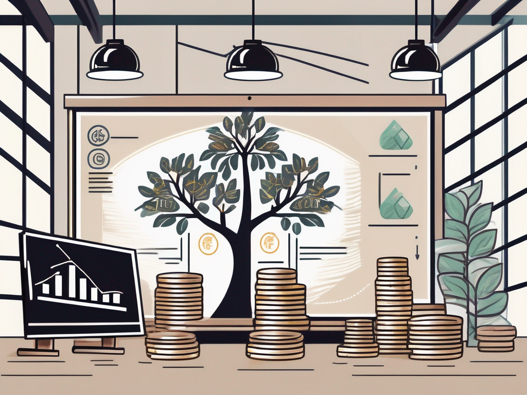 A classroom setting with a chalkboard