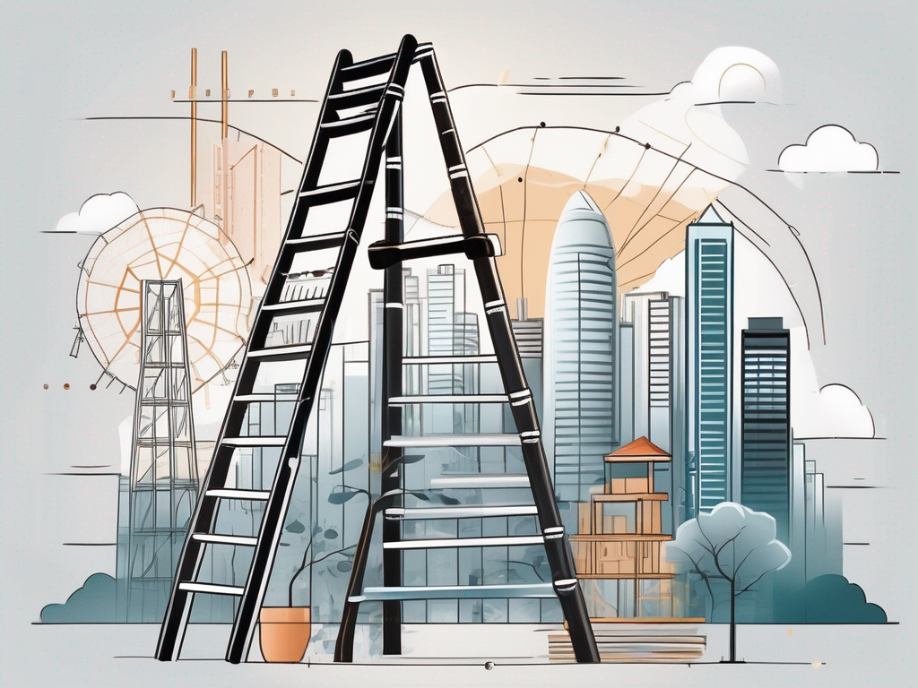 A symbolic ladder with seven rungs