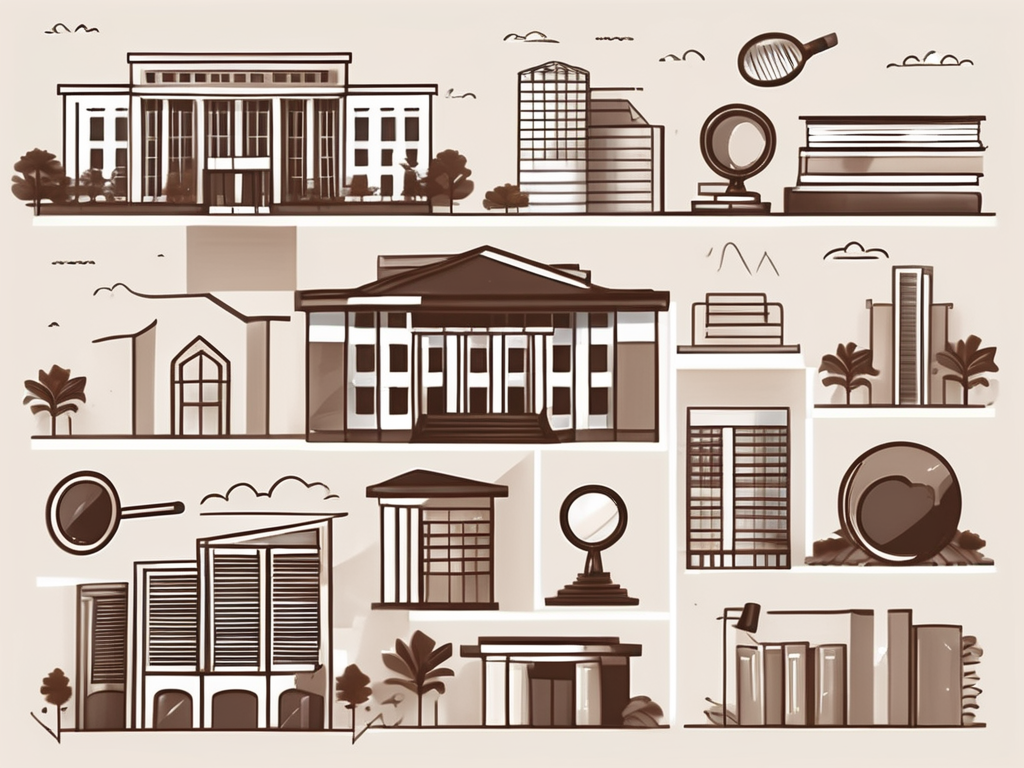 A variety of international school buildings in singapore