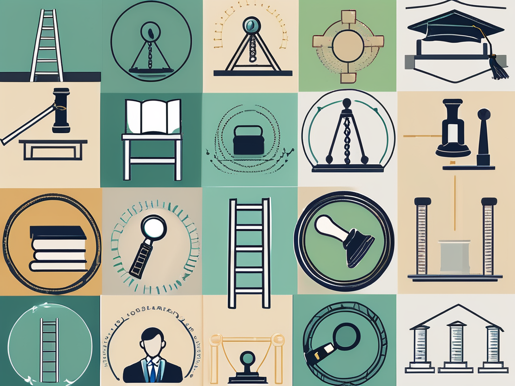 A ladder symbolising career advancement