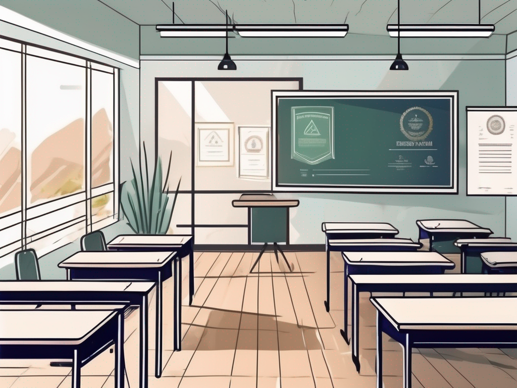 A classroom setting in thailand