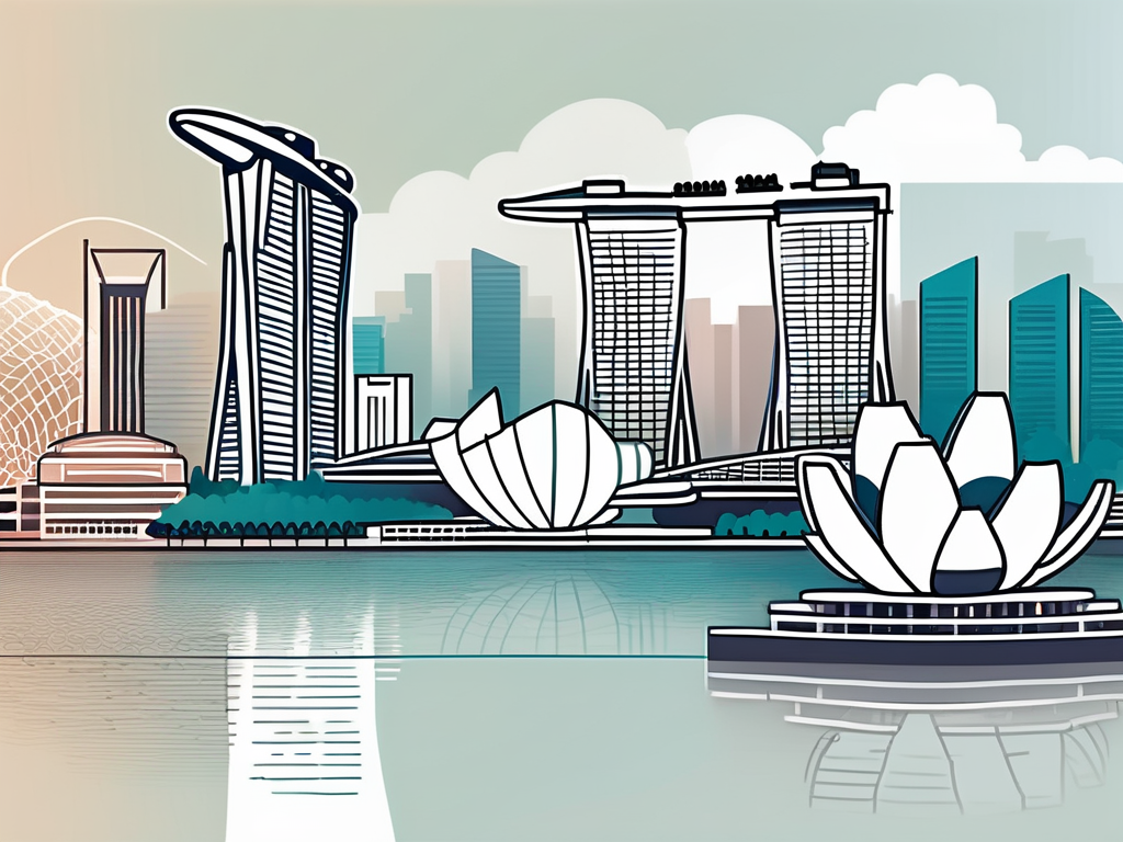 Six interconnected nodes