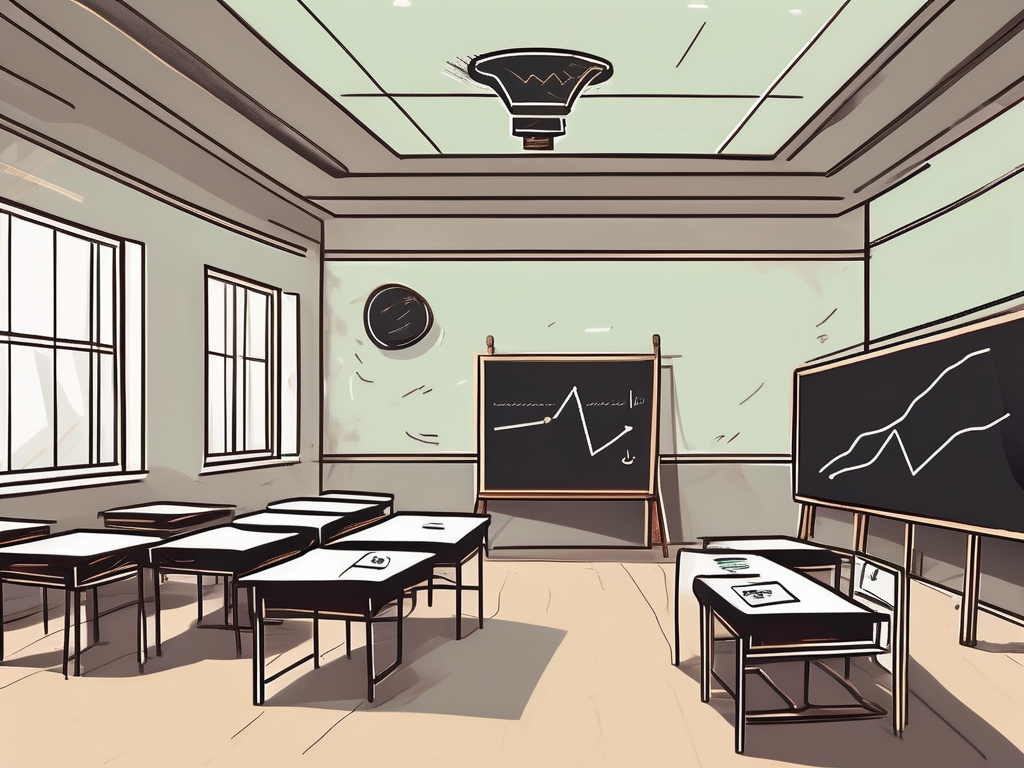 A traditional saudi arabian classroom with a chalkboard