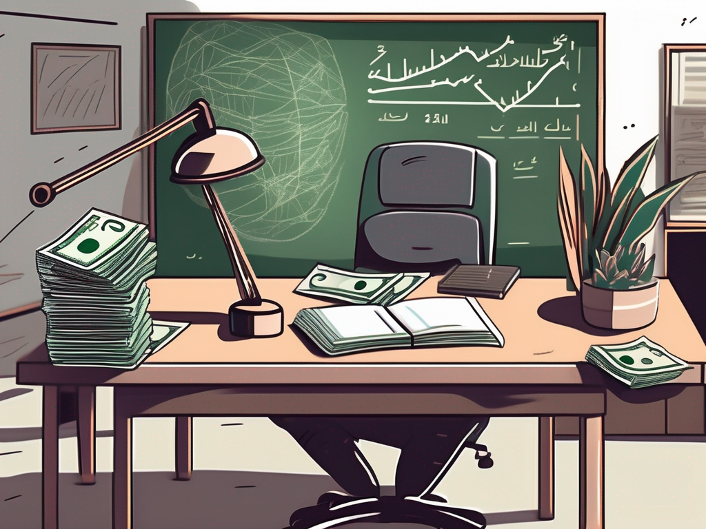 A classroom setting in saudi arabia with a teacher's desk