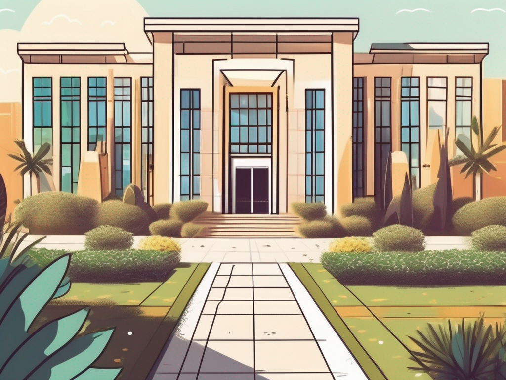 A cheerful school building in saudi arabia