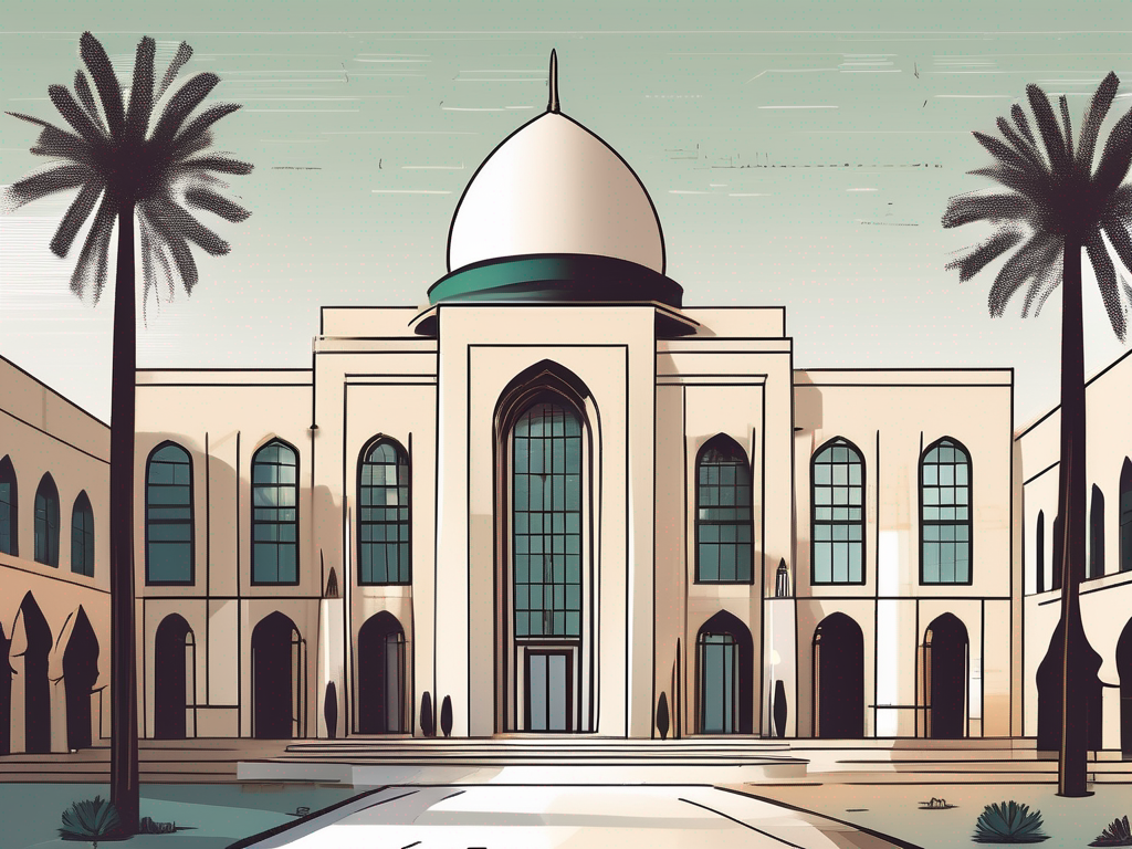 A modern saudi arabian university campus