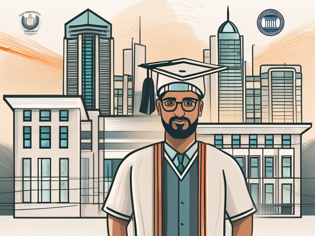 A diverse array of school buildings in dubai