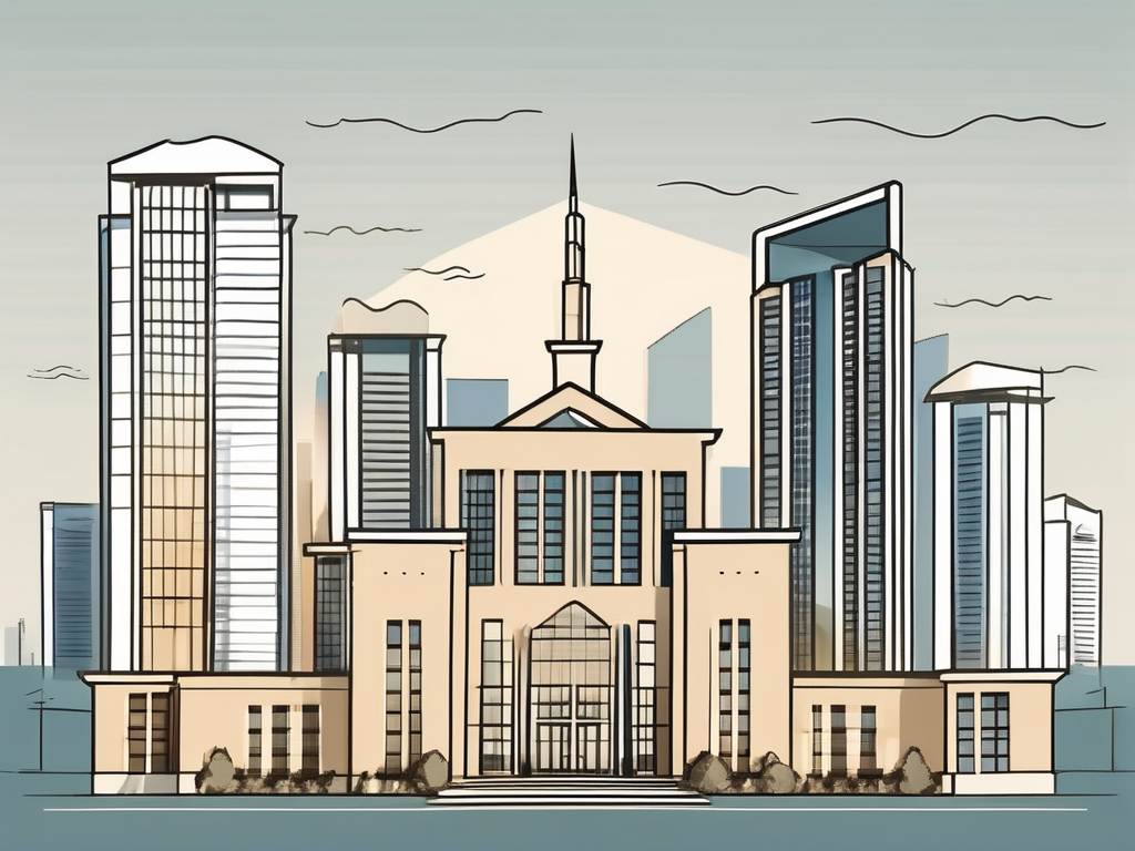 A variety of school buildings in dubai