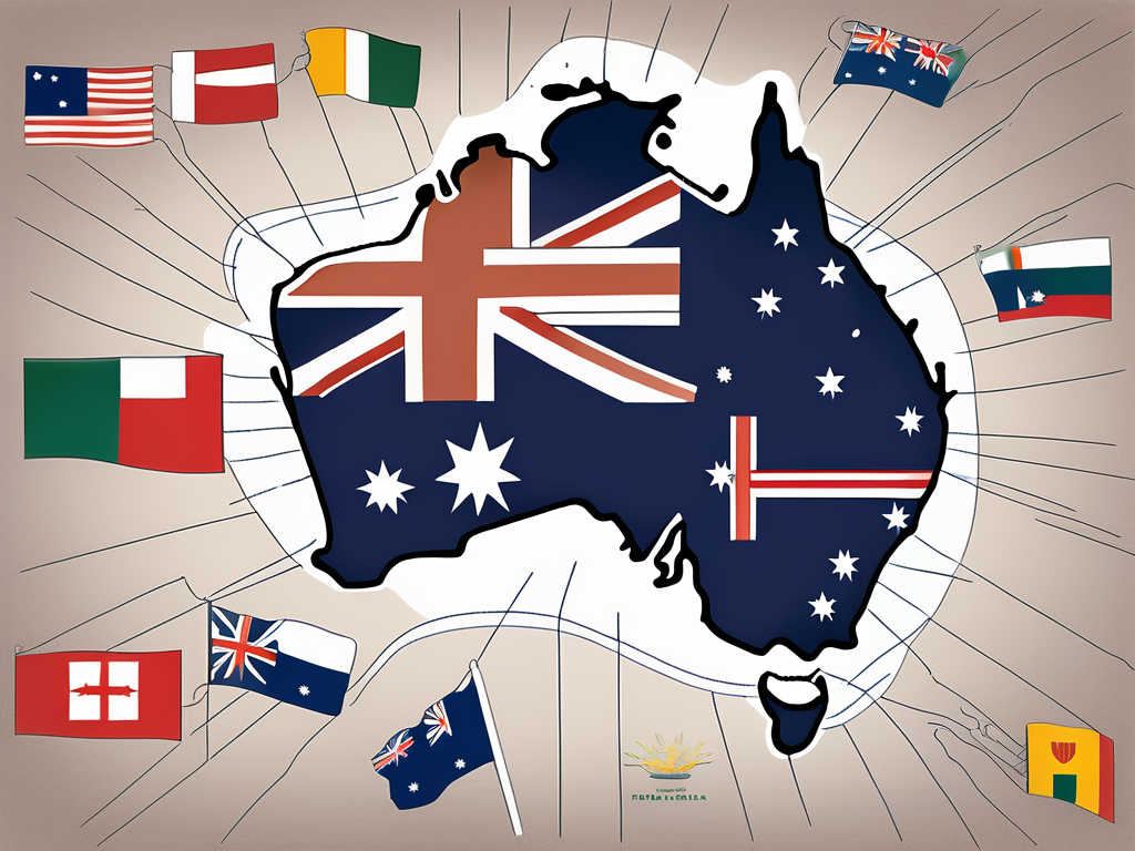 A map of australia