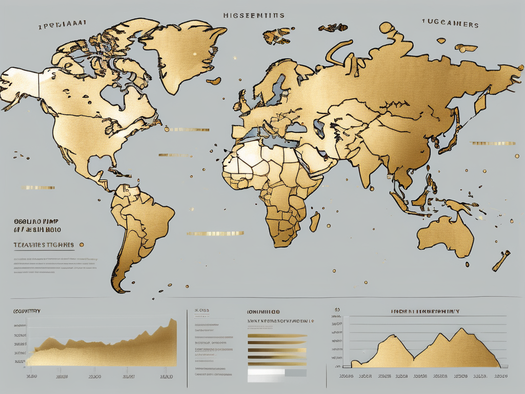 A global map highlighting the country with the highest salary for ipgce teachers