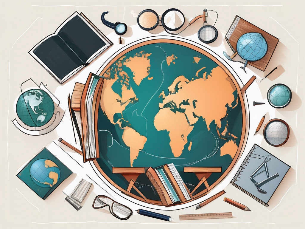 A diverse set of educational tools such as books