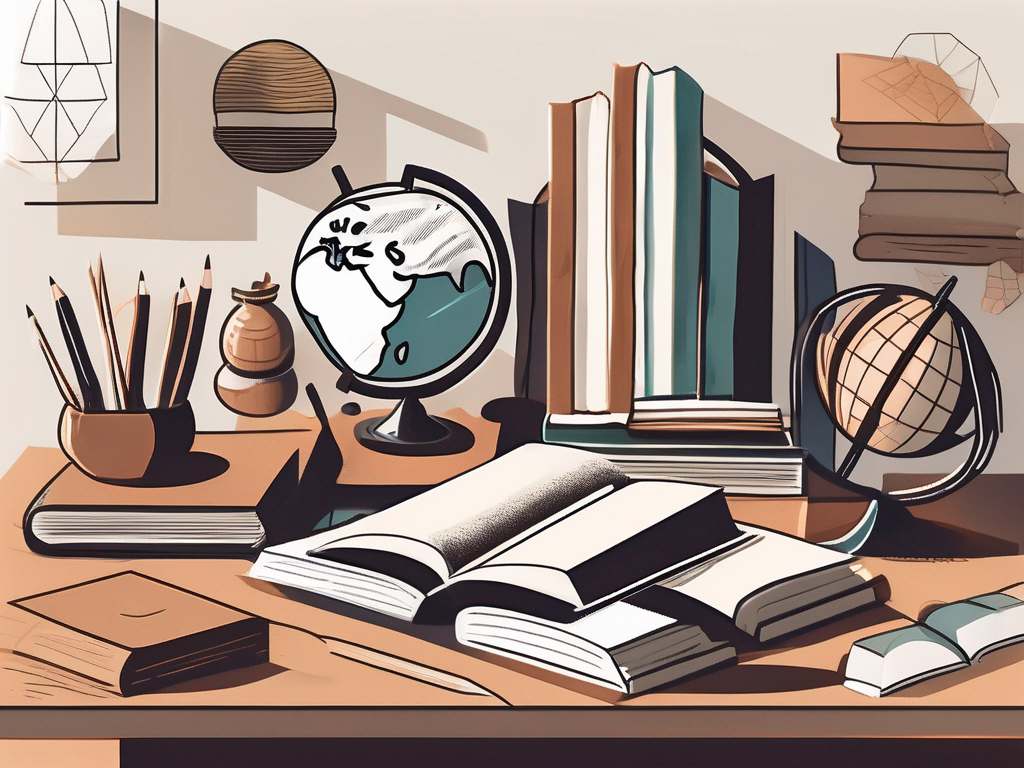 A diverse set of educational tools like books