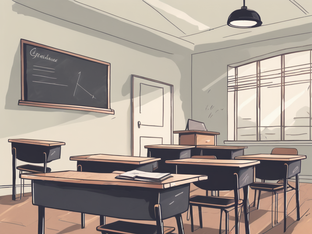 A classroom setting in the uk