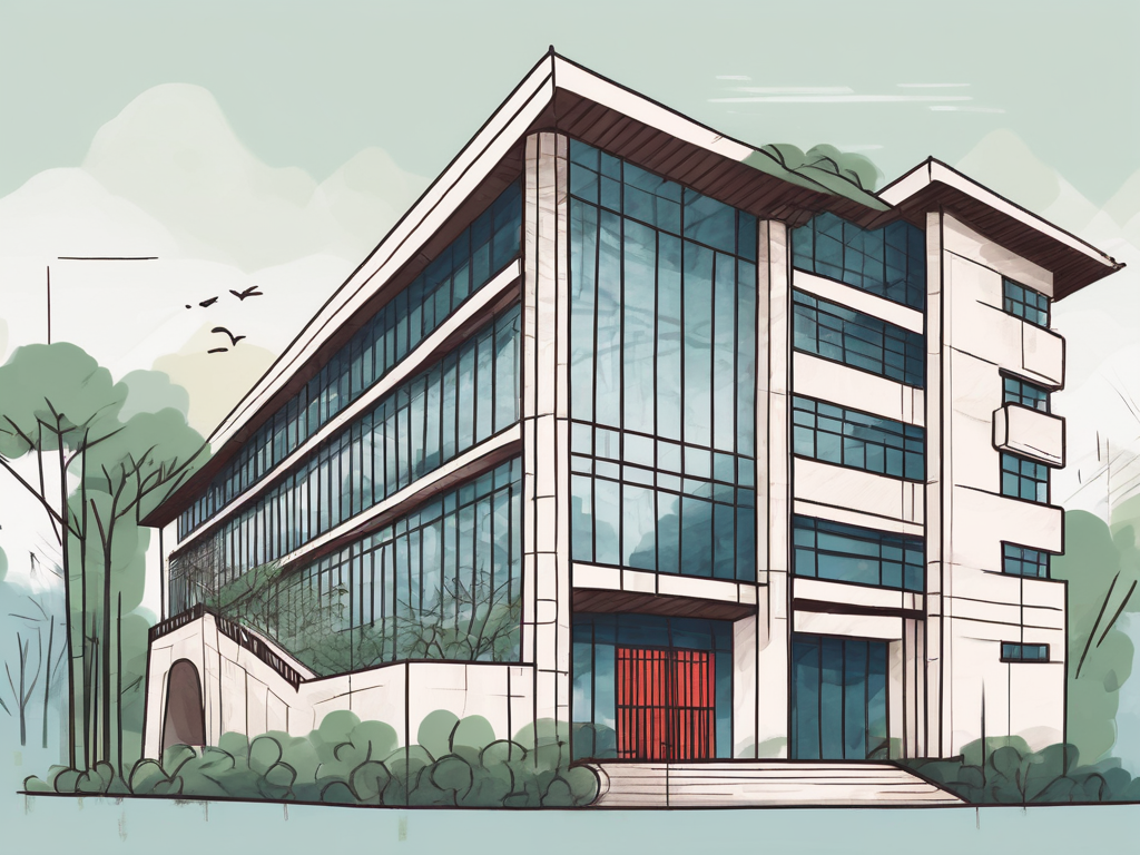 An international school building in chengdu