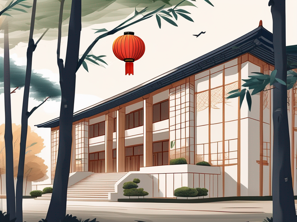 An international school building in guangzhou