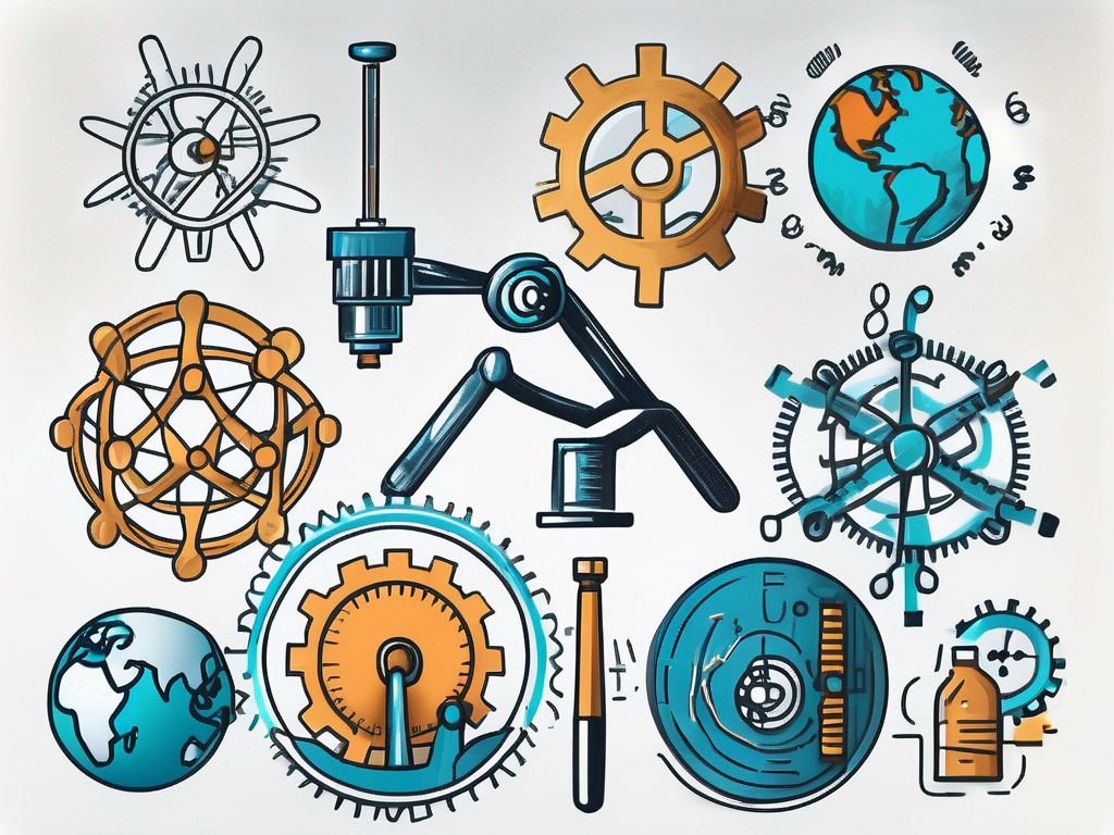 Six different tools symbolizing the unique iqts specialisations