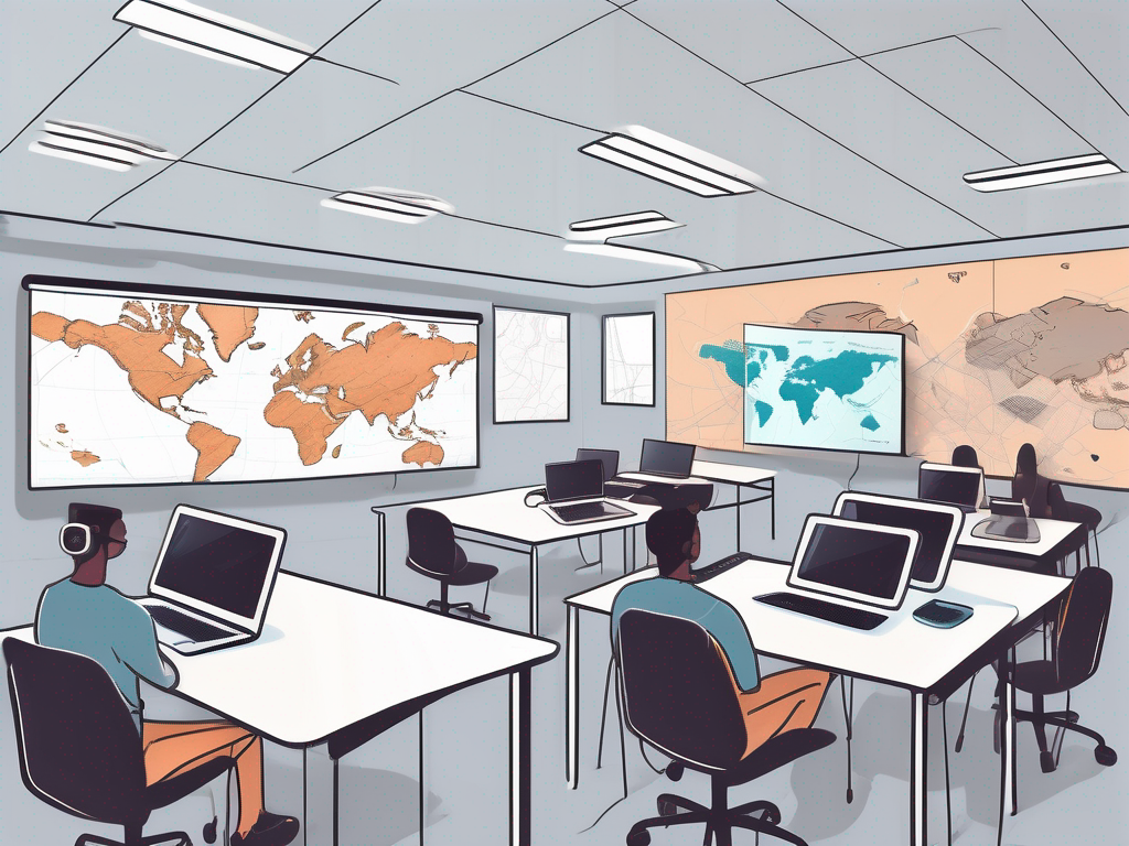 A suitcase filled with various symbols representing different countries