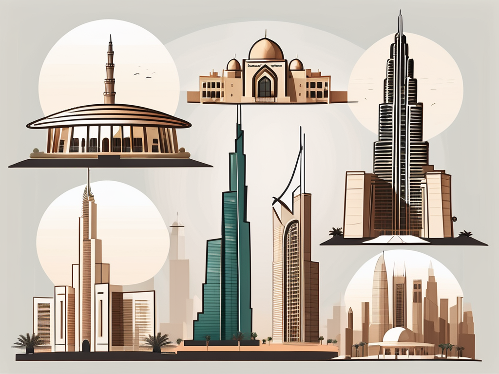 A diverse range of seven different school buildings