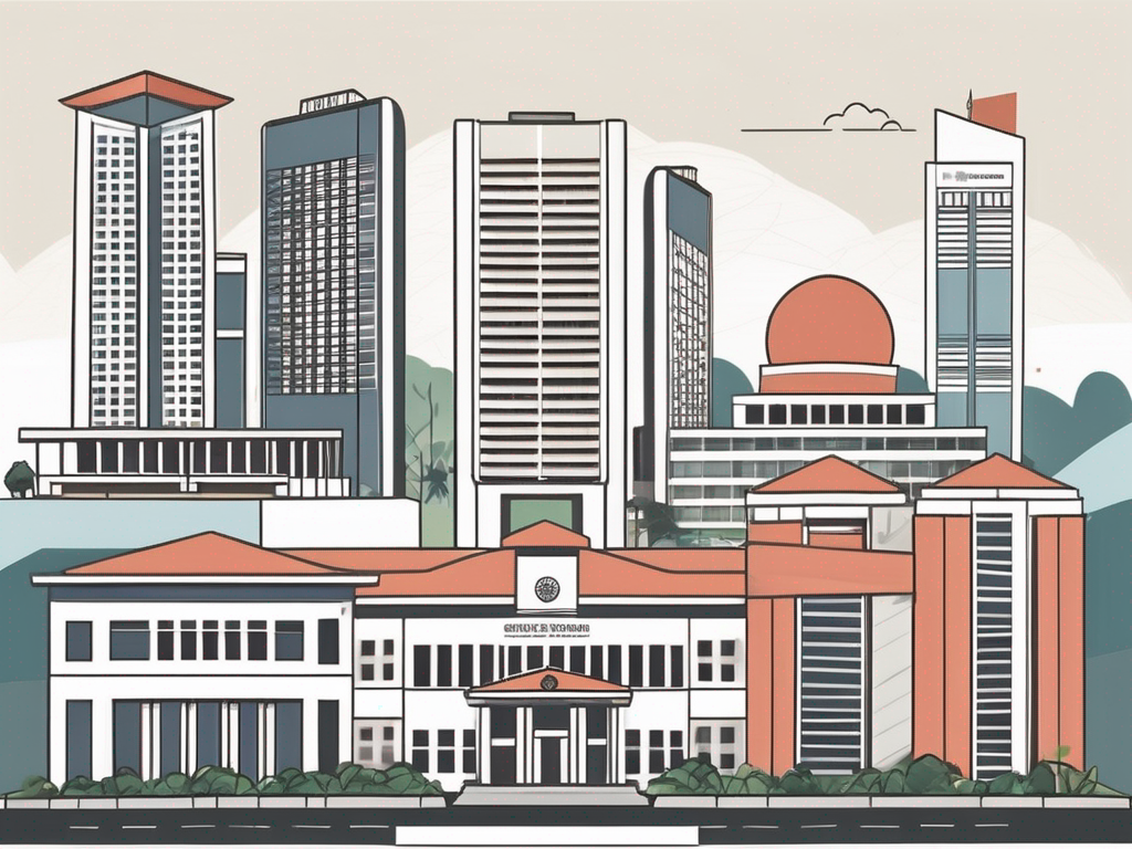 Seven distinct school buildings