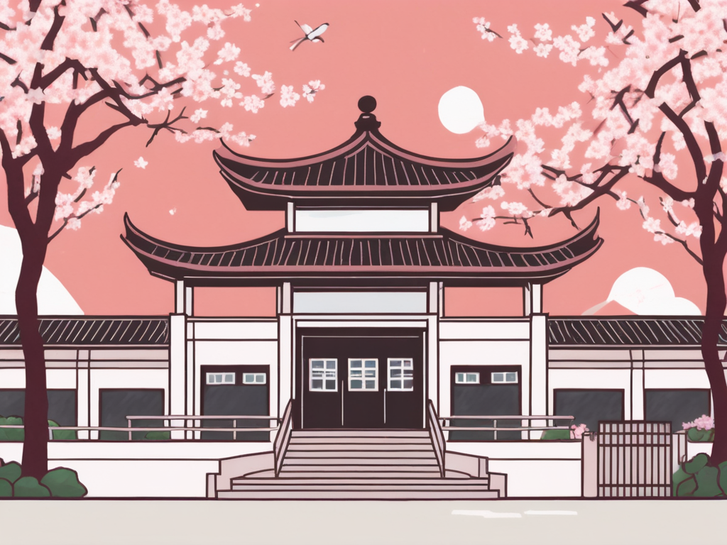 A picturesque international school building in taiwan