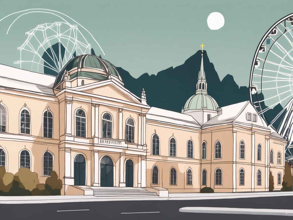 A quaint international school building in vienna