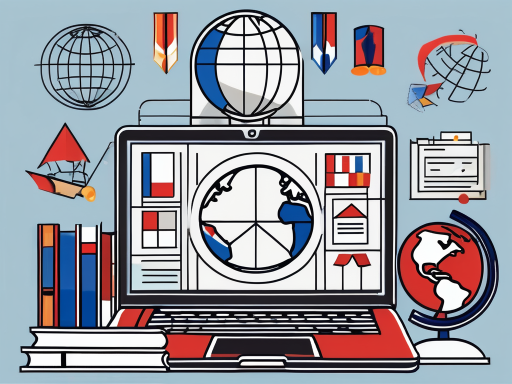 A laptop displaying an application form