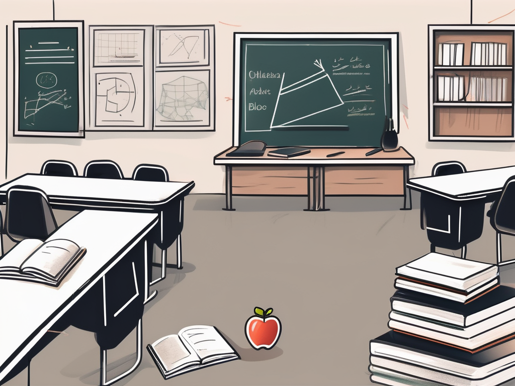 A classroom setup in dubai with a few cultural elements